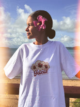 Load image into Gallery viewer, Gelzal Hibiscus Tee (White)
