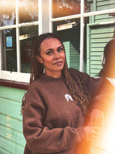 Load image into Gallery viewer, Brown Dhari Crew Neck (Pre Order)
