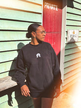 Load image into Gallery viewer, Black Dhari Crew Neck (Pre Order)
