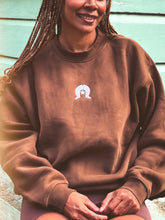 Load image into Gallery viewer, Brown Dhari Crew Neck (Pre Order)
